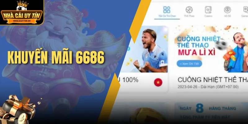 khuyến mãi 6686